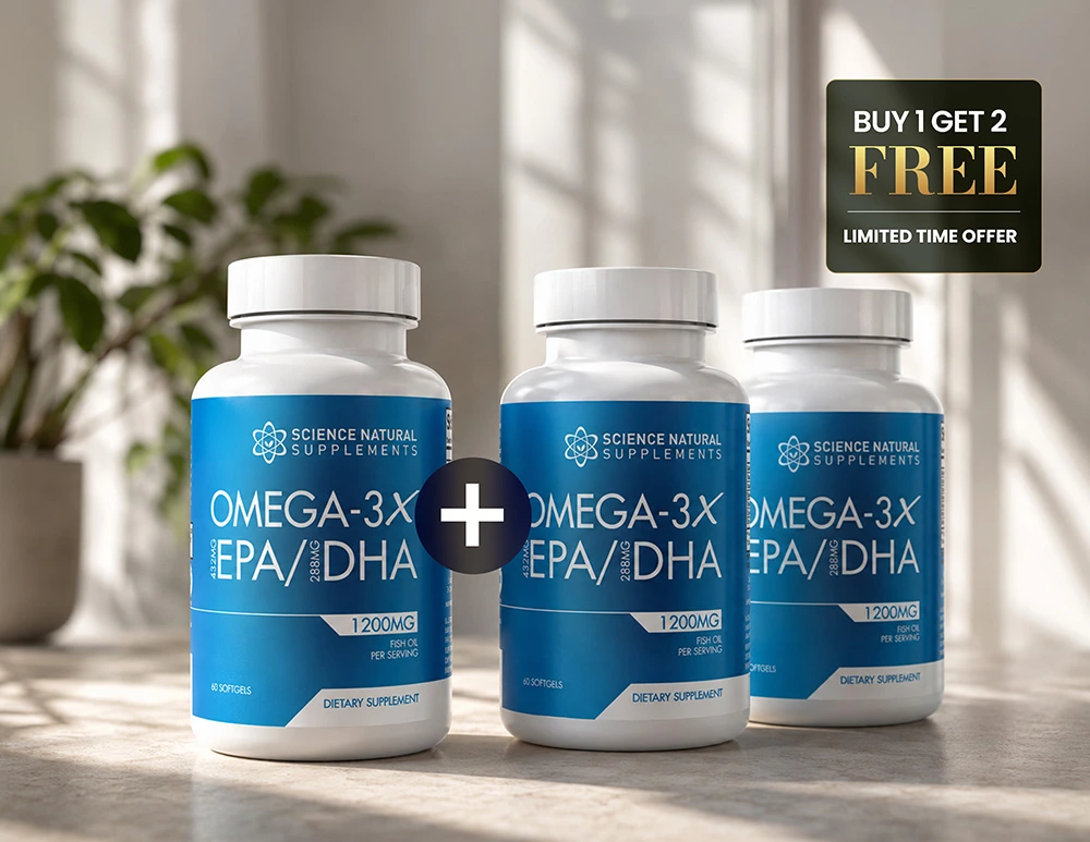 3 Bottles of Premium Omega 3x